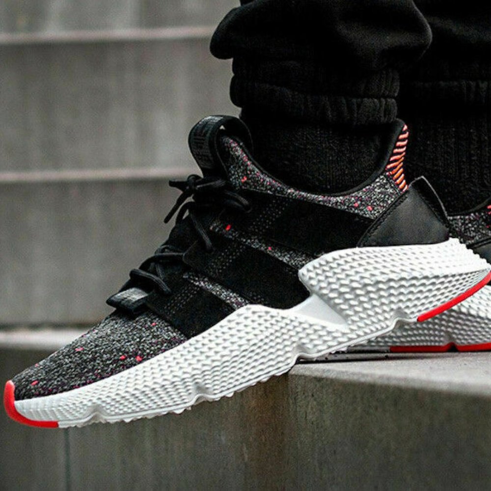 Adidas Originals Prophere Black/White/Solar Red Sn - Picture 2 of 6